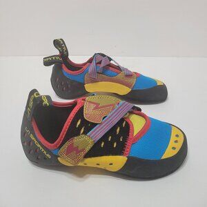 La Sportiva Oxygym Blue/Yellow/Red Climbing Shoes - Mens 7.5 (40 EUR)